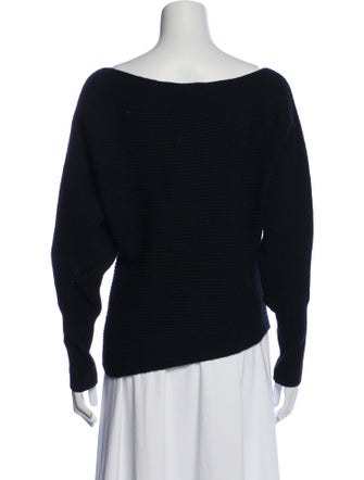 Intermix Wool Bateau Neckline Sweater