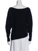 Intermix Wool Bateau Neckline Sweater