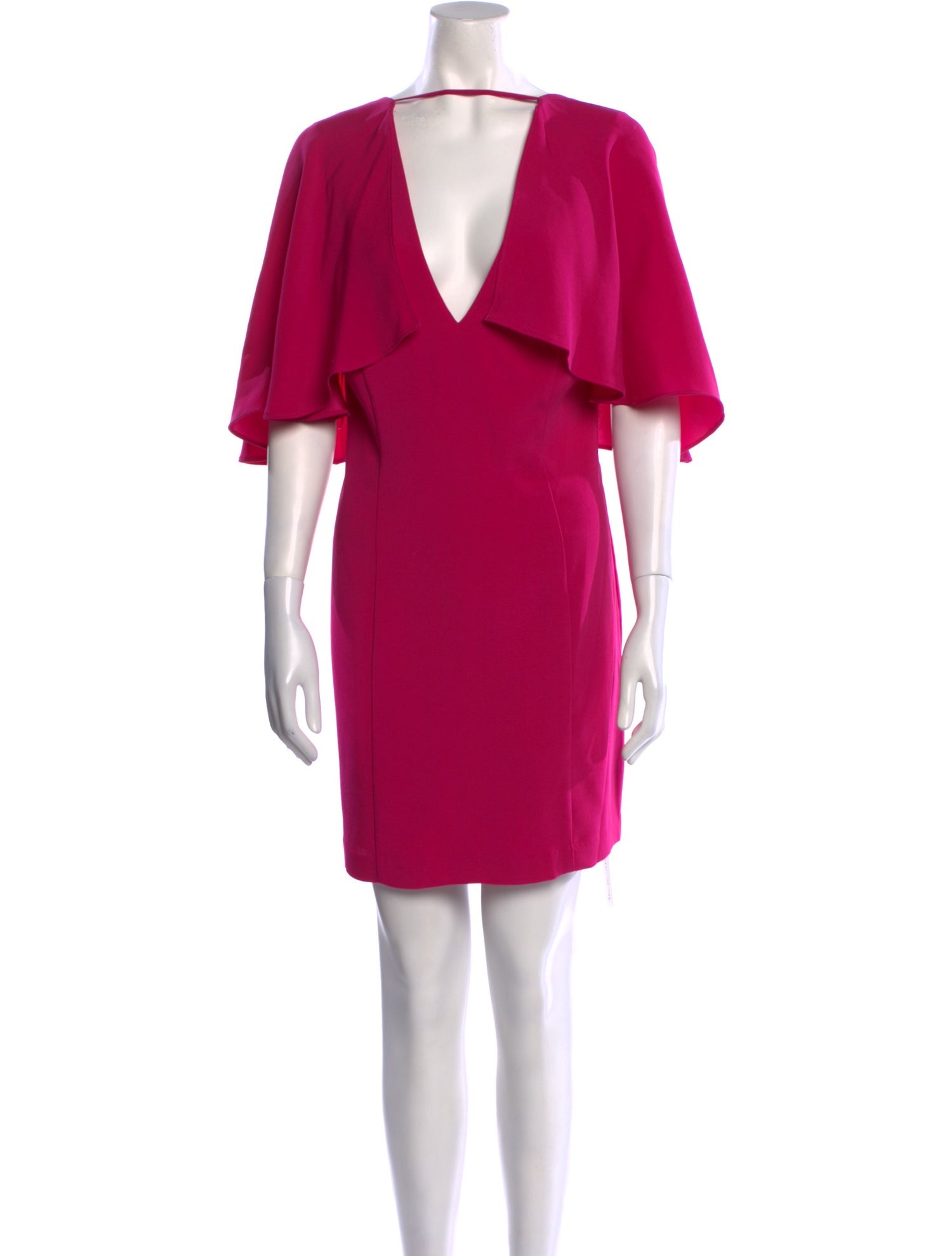 Intermix V-Neck Mini Dress