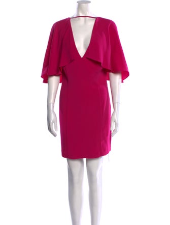 Intermix V-Neck Mini Dress