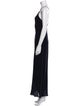 Intermix V-Neck Long Dress