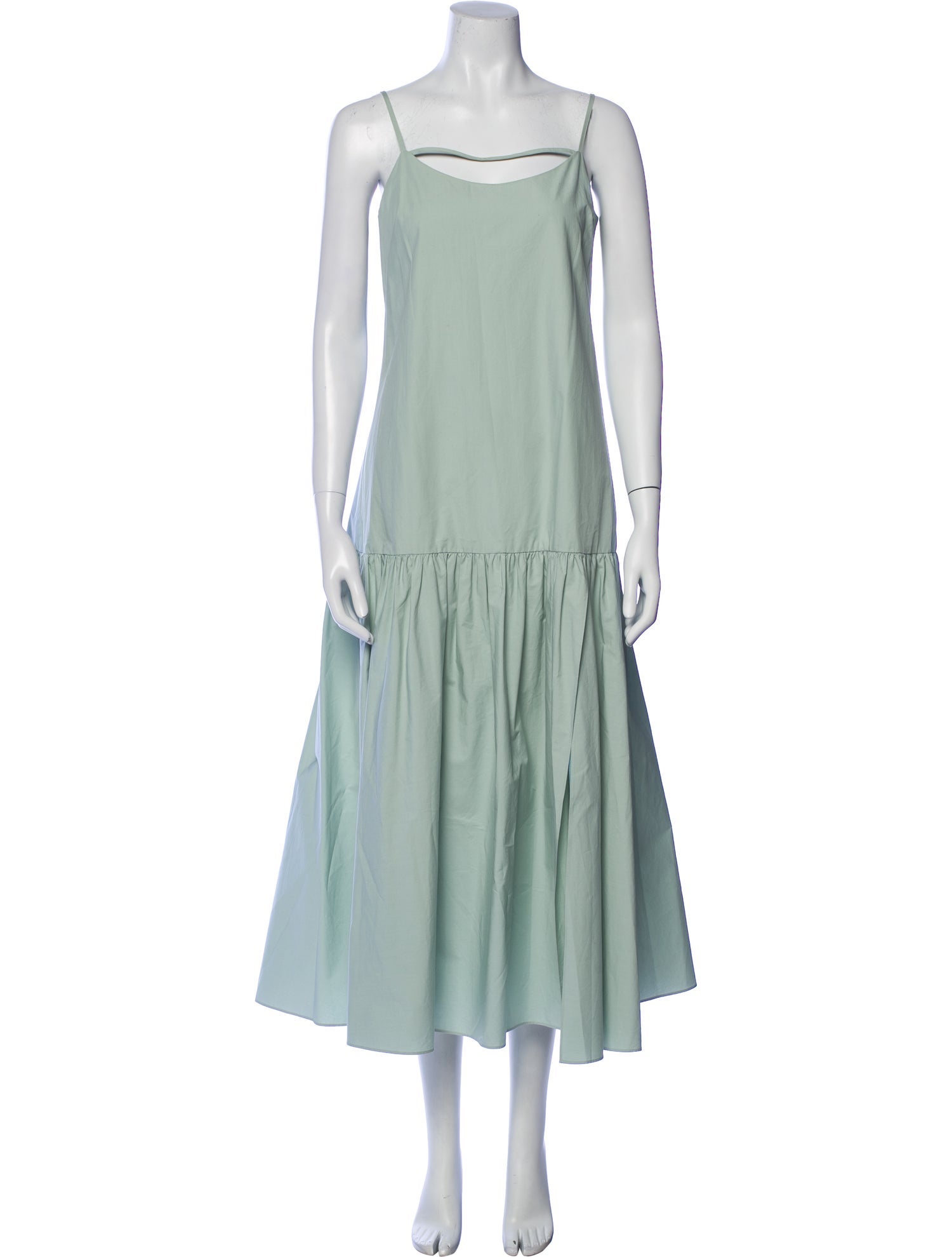 Intermix Square Neckline Long Dress