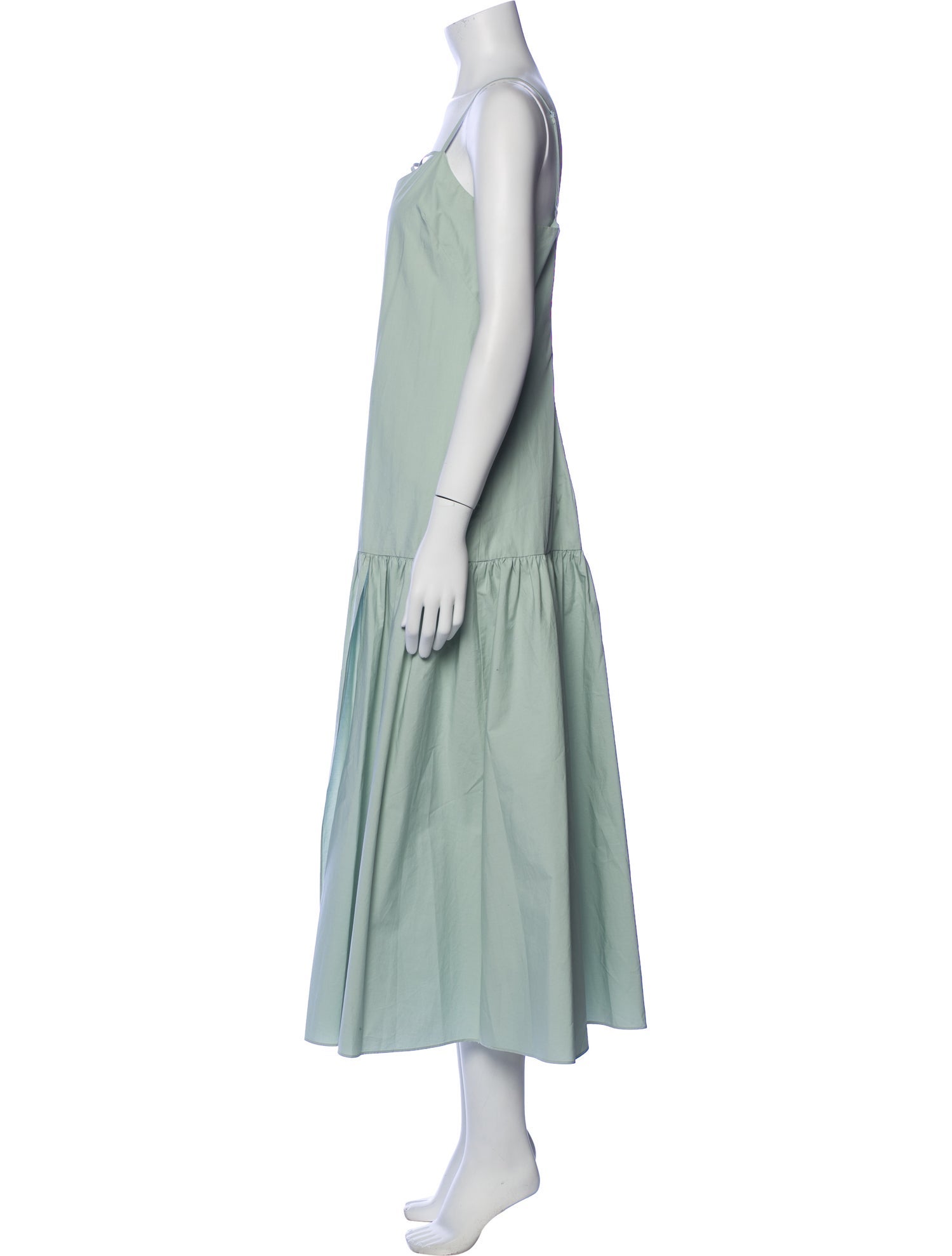 Intermix Square Neckline Long Dress