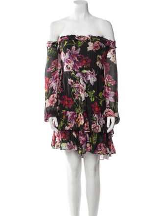 Intermix Floral Print Mini Dress
