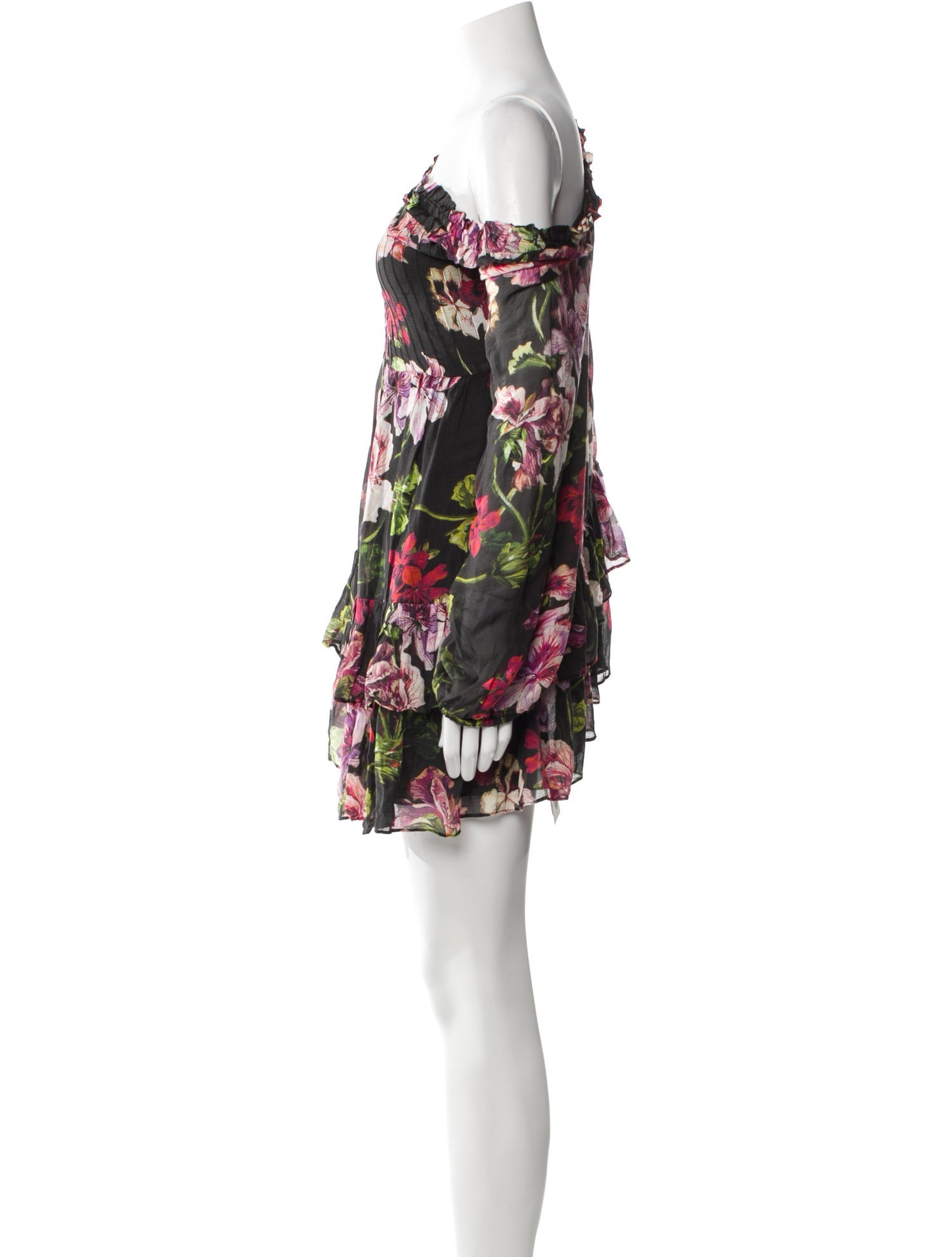 Intermix Floral Print Mini Dress