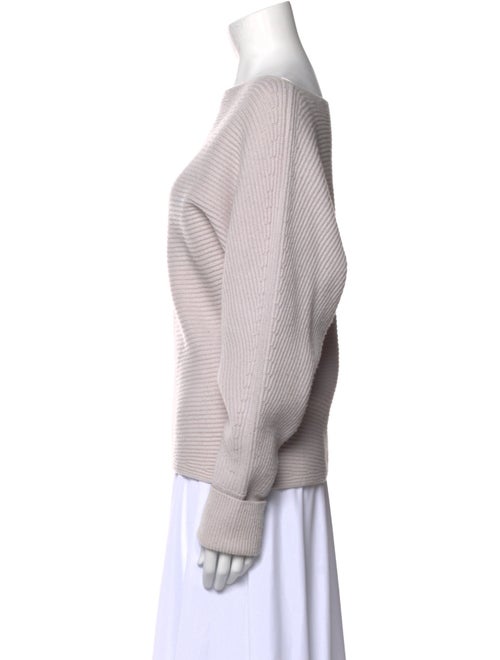 Intermix Wool Bateau Neckline Sweater