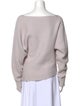 Intermix Wool Bateau Neckline Sweater