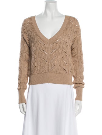 Intermix V-Neck Sweater