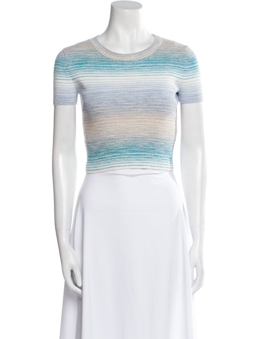 Intermix Striped Crew Neck Sweater