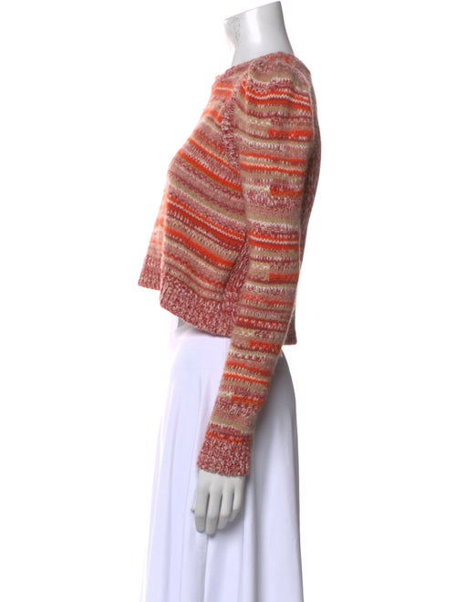 Intermix Striped Crew Neck Sweater