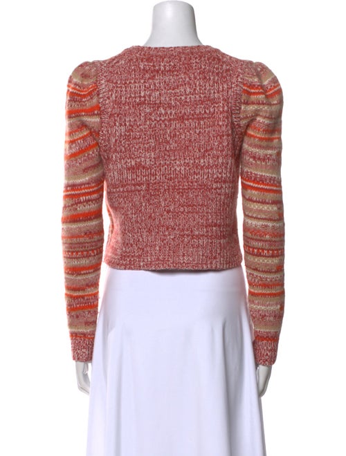 Intermix Striped Crew Neck Sweater