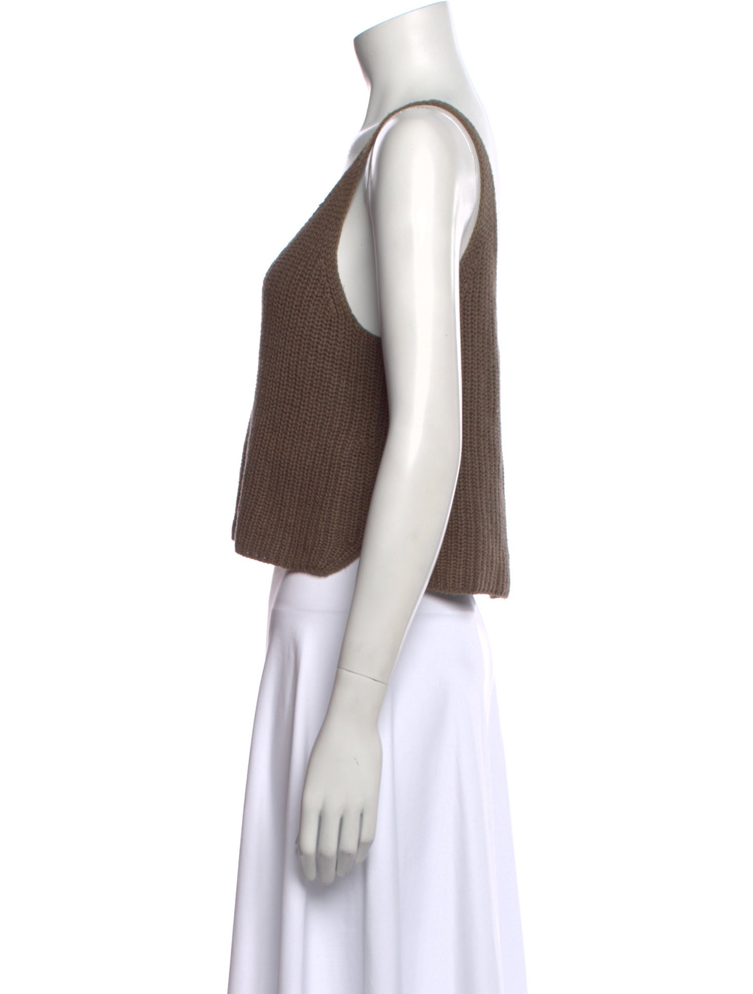 Intermix Scoop Neck Sweater