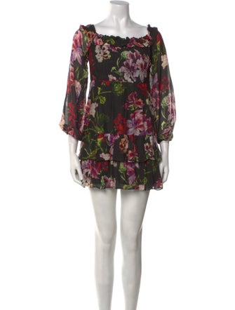 Intermix Floral Print Mini Dress