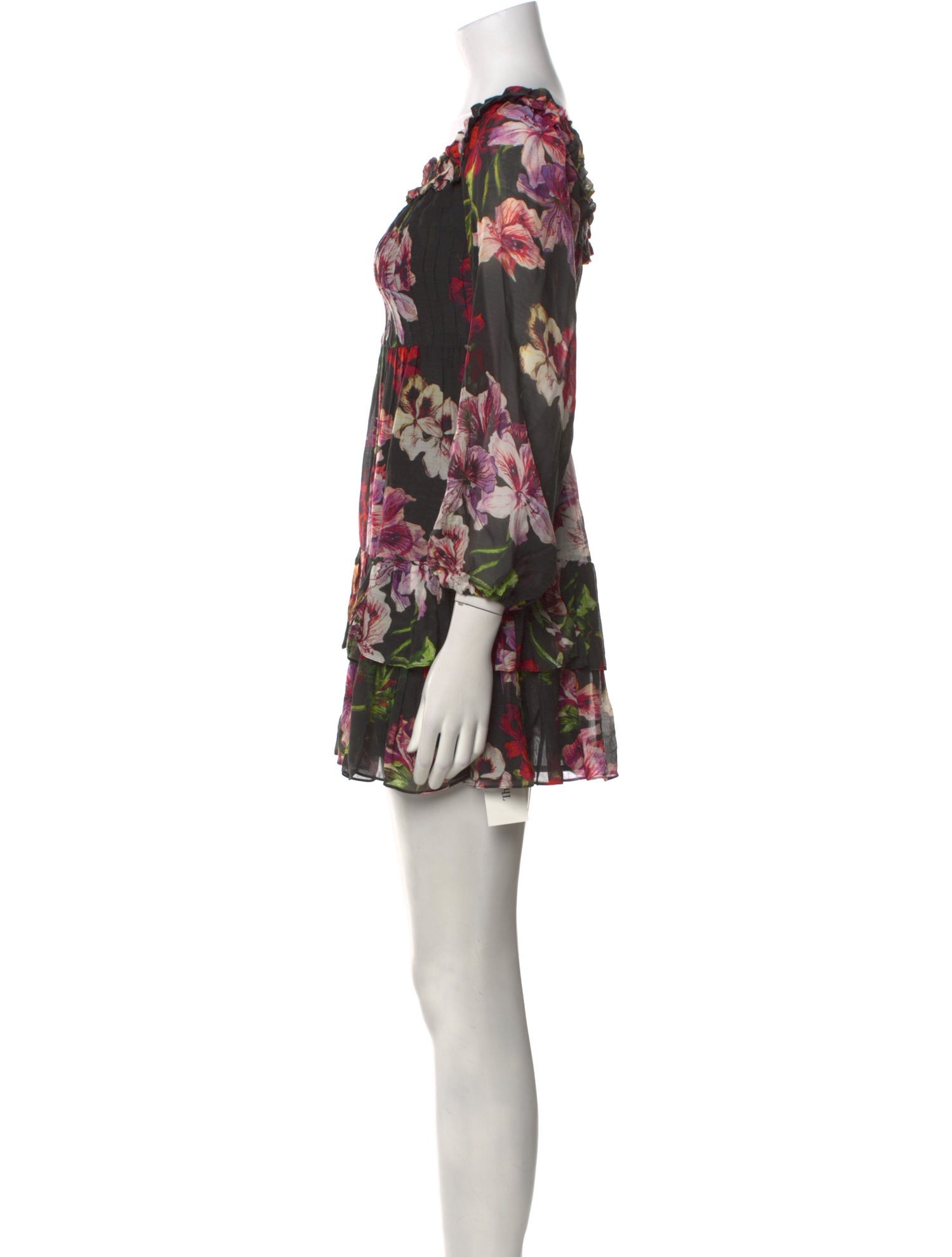 Intermix Floral Print Mini Dress