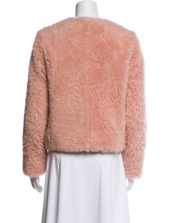 Intermix Shearling Faux Fur Coat