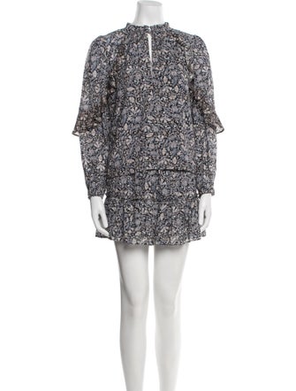 Intermix Floral Print Ruffle Embellishment Skirt Set