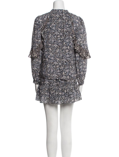 Intermix Floral Print Ruffle Embellishment Skirt Set