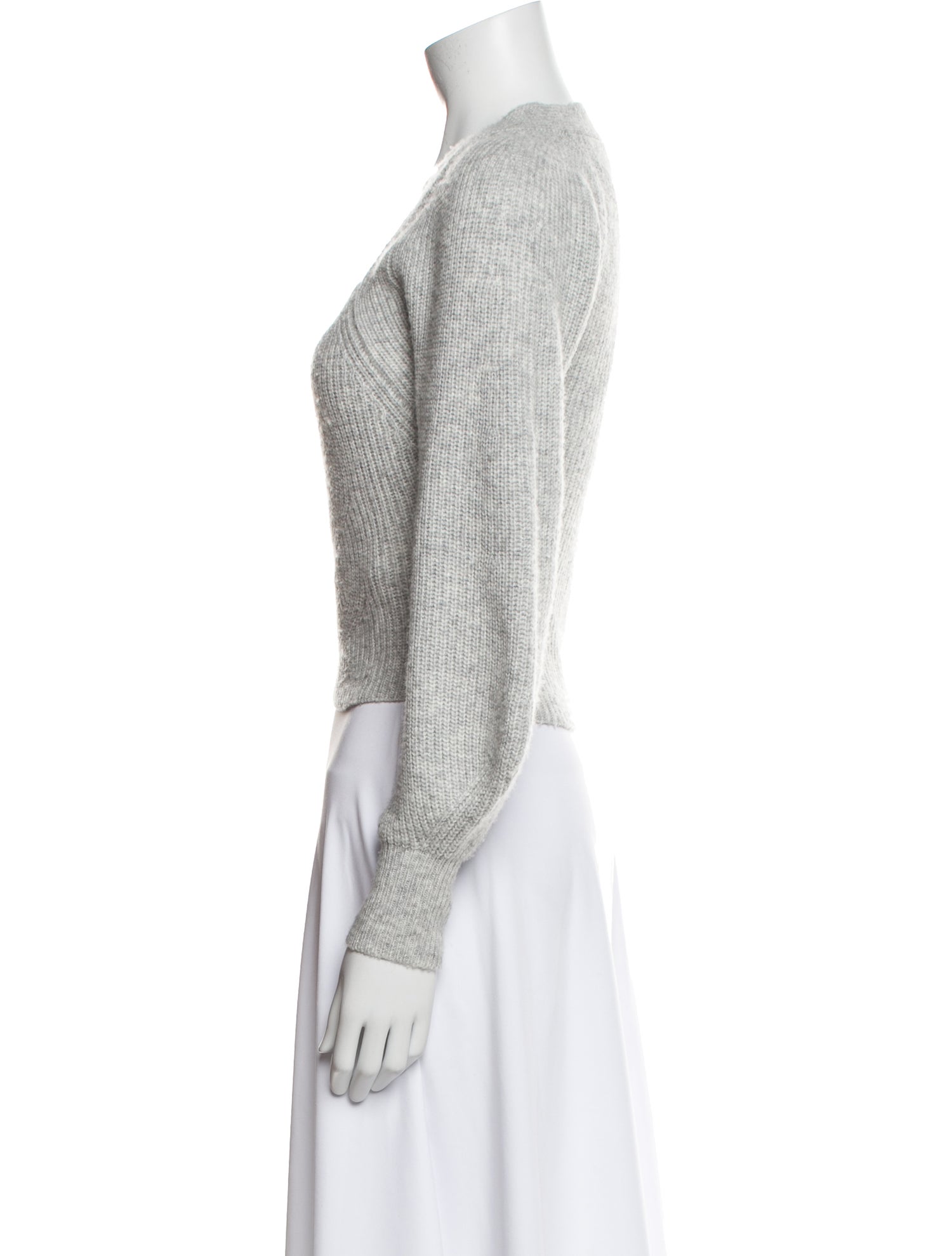 Intermix Scoop Neck Sweater