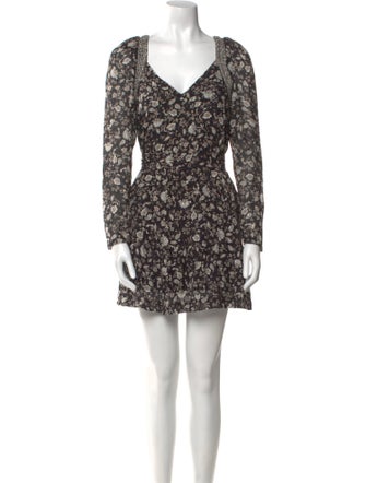 Intermix Floral Print Mini Dress