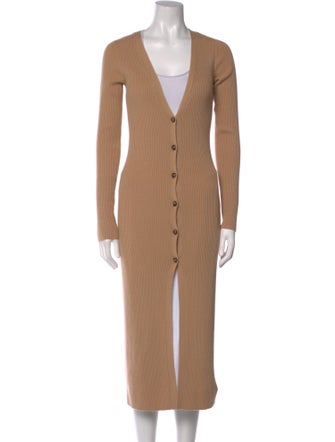 Intermix Wool Long Dress