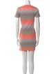 Intermix Striped Mini Dress