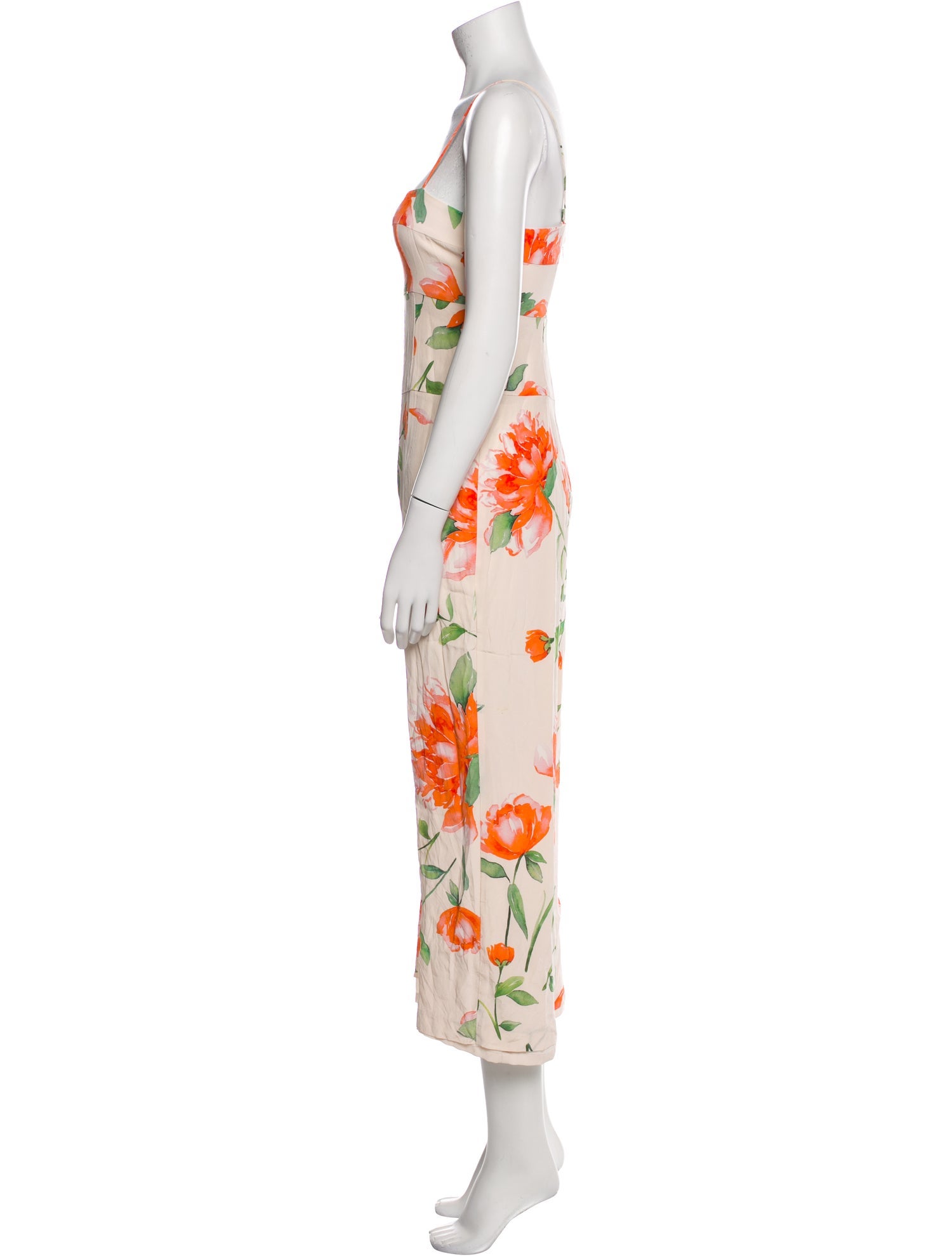 Intermix Silk Floral Print Jumpsuit