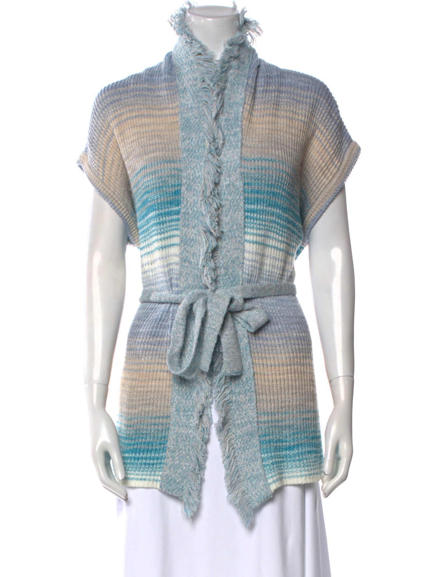 Intermix Tweed Pattern Mock Neck Sweater