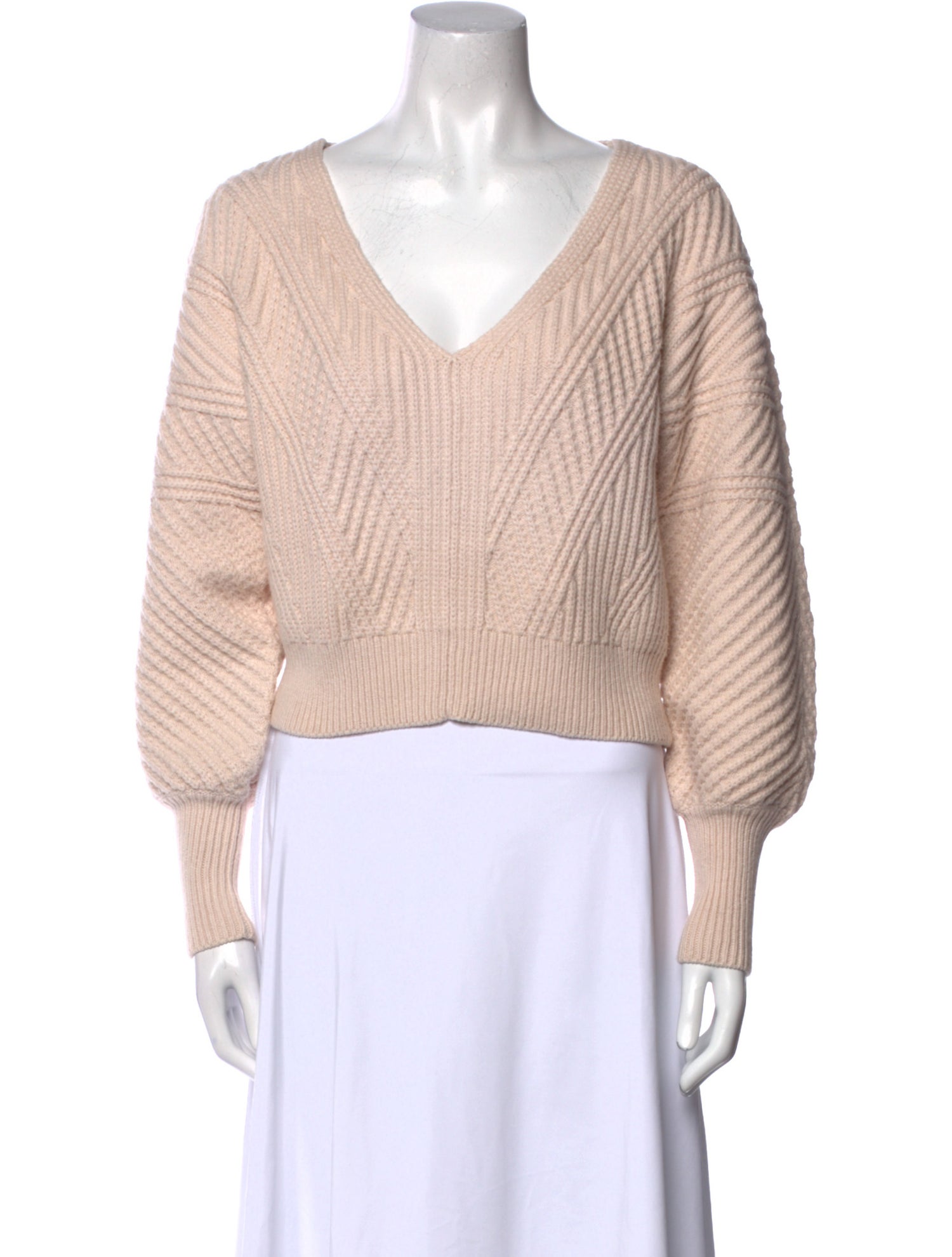 Intermix V-Neck Sweater