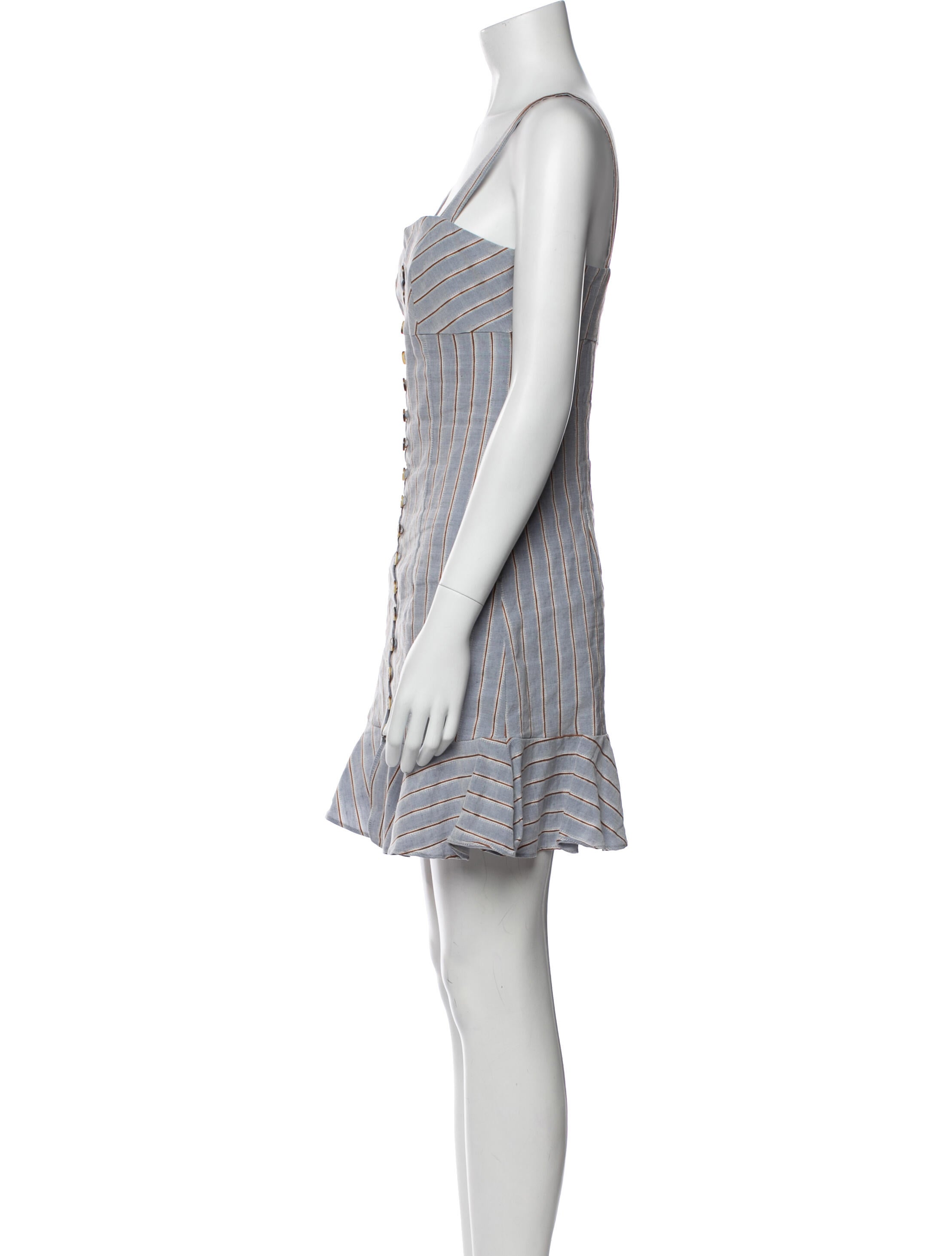 Intermix Striped Mini Dress