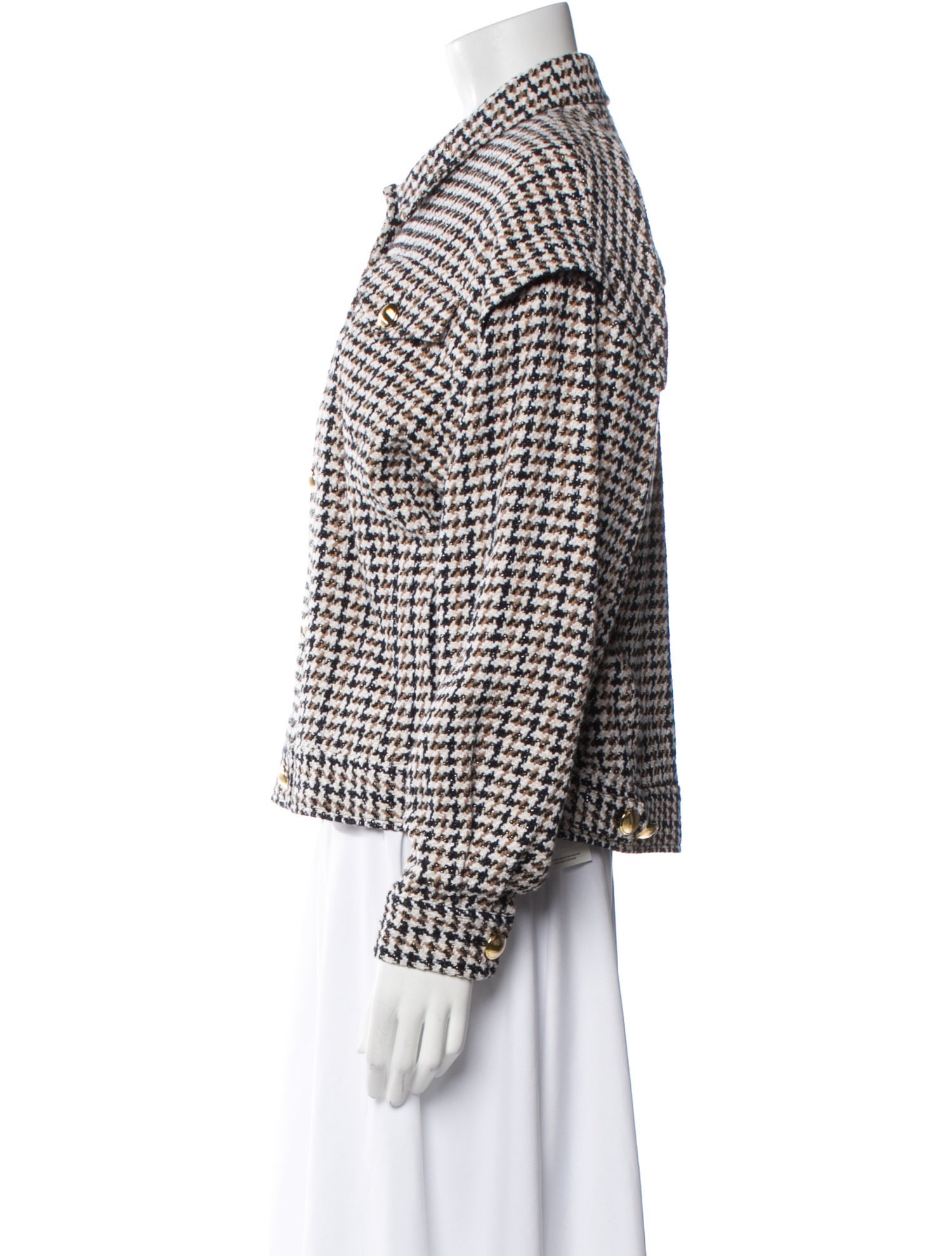 Intermix Houndstooth Print Jacket