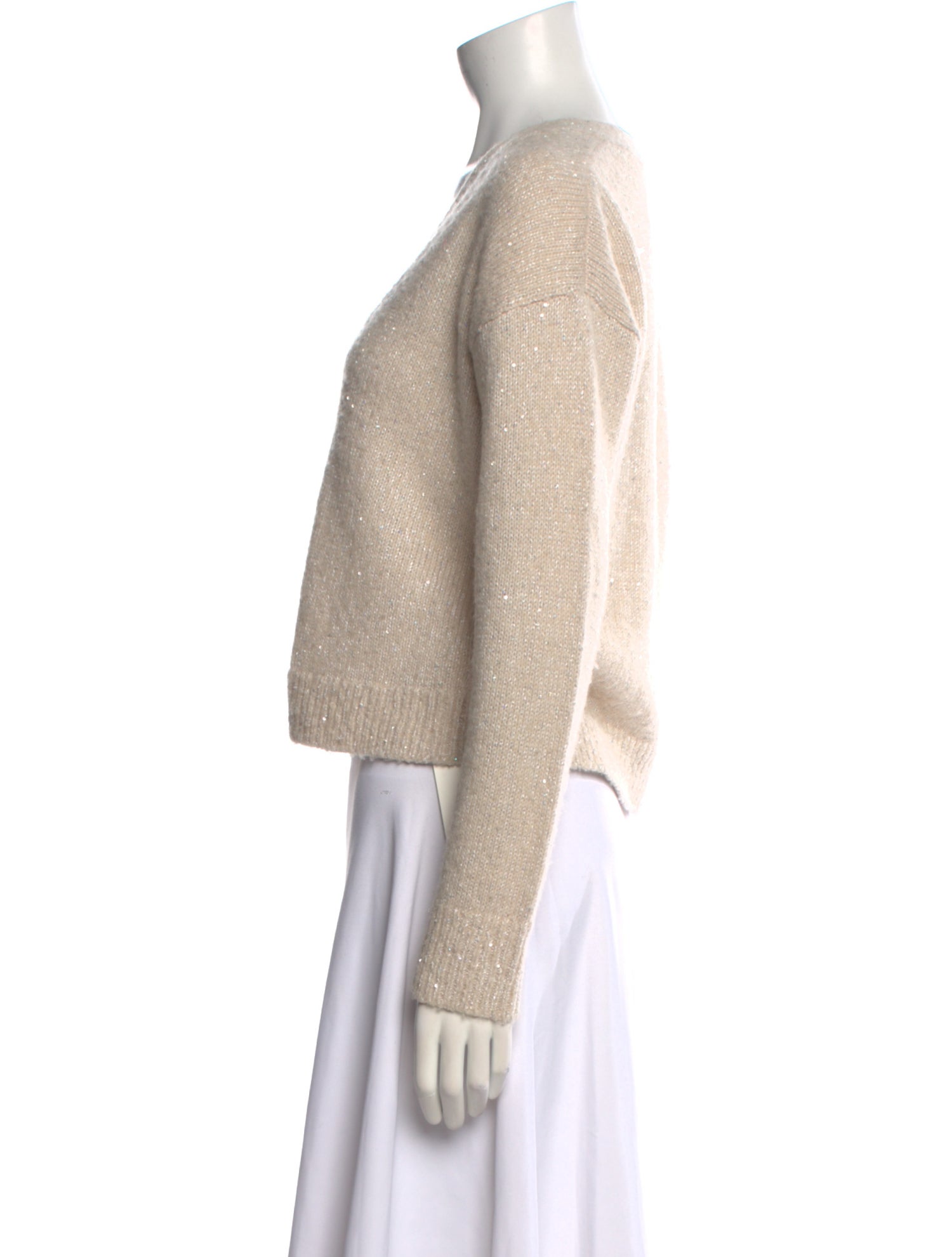 Intermix V-Neck Sweater