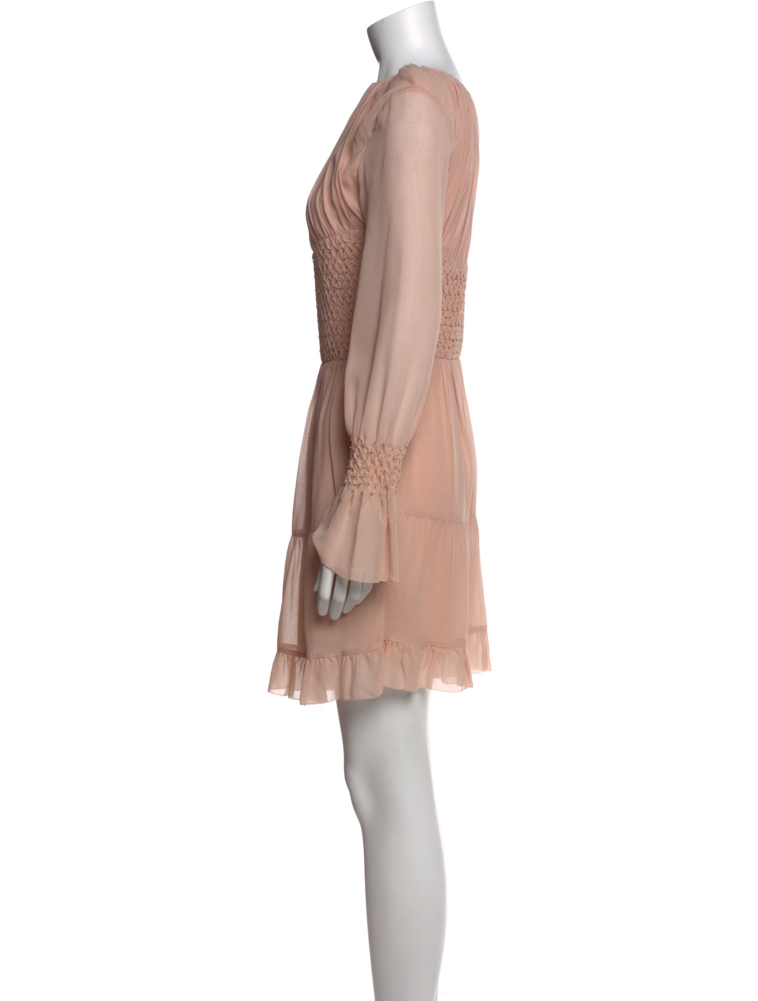 Intermix Silk Mini Dress