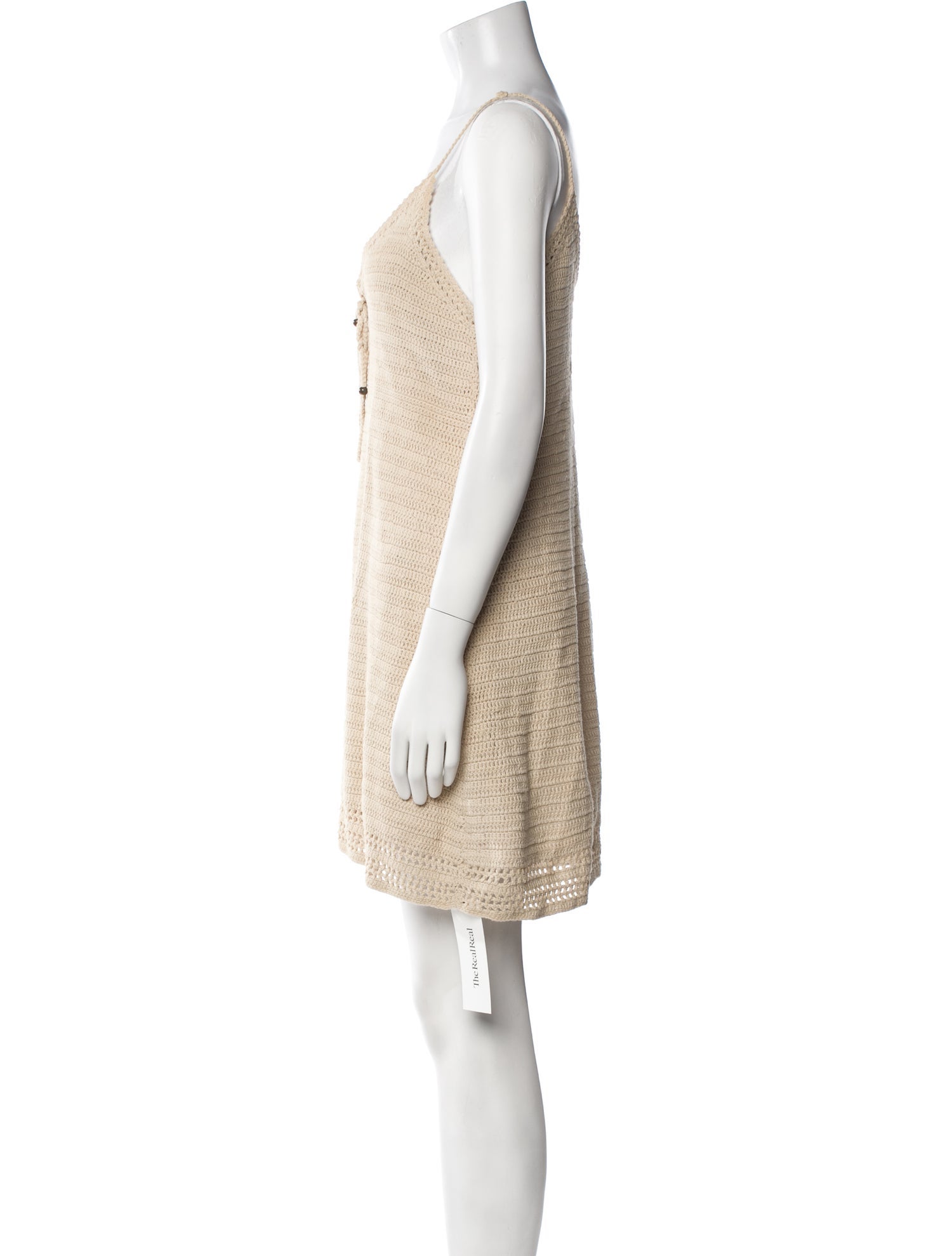 Intermix V-Neck Mini Dress