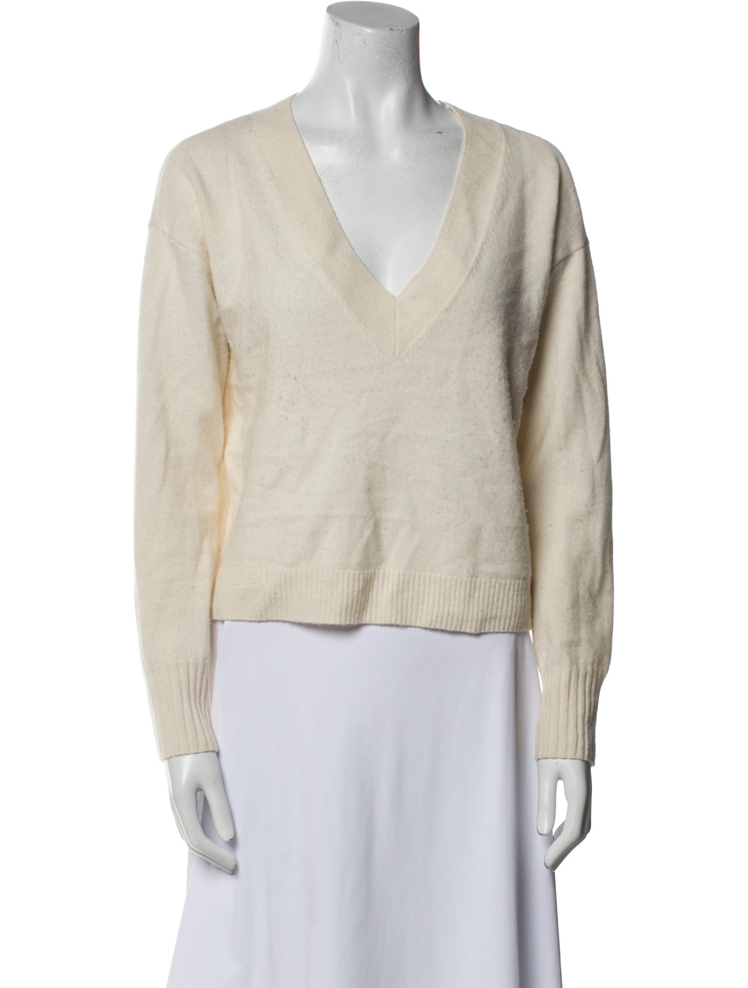 Intermix Cashmere V-Neck Sweater
