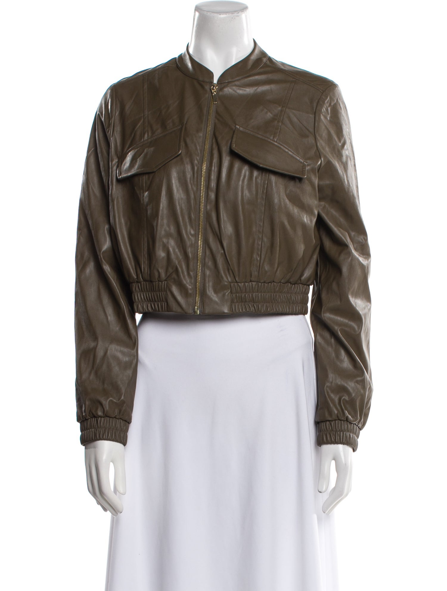 Intermix Faux Leather Biker Jacket w/ Tags