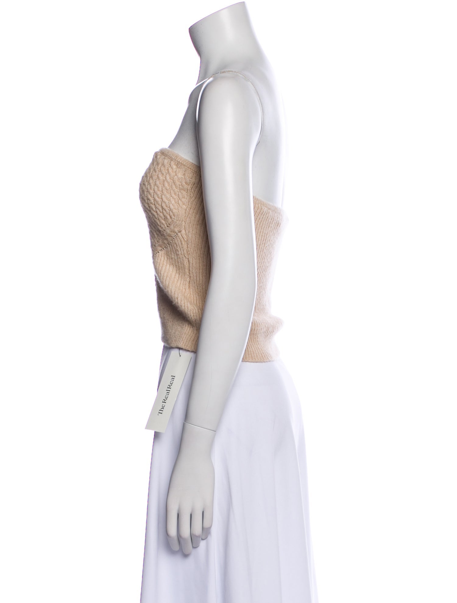 Intermix Nylon Strapless Sweater