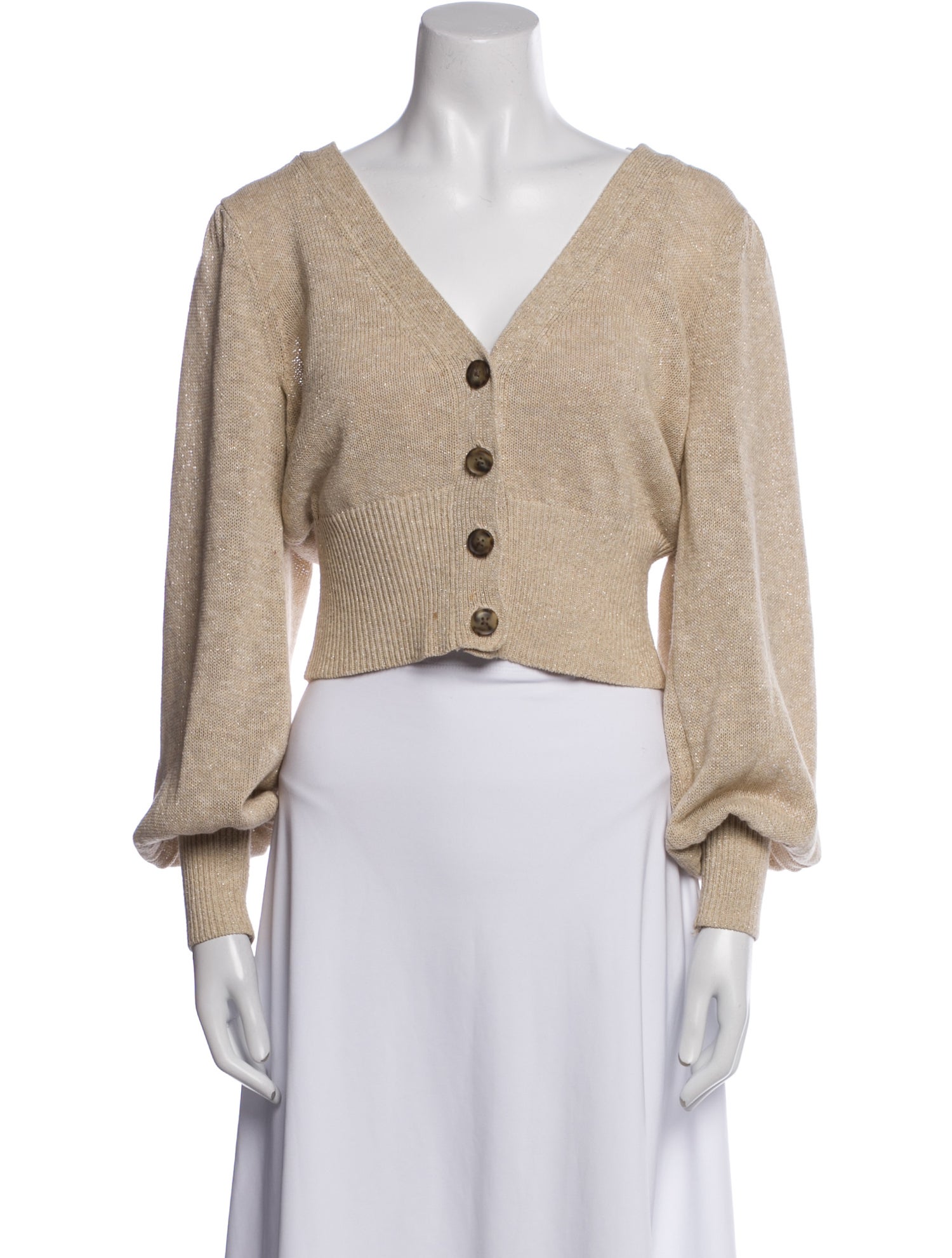 Intermix V-Neck Sweater