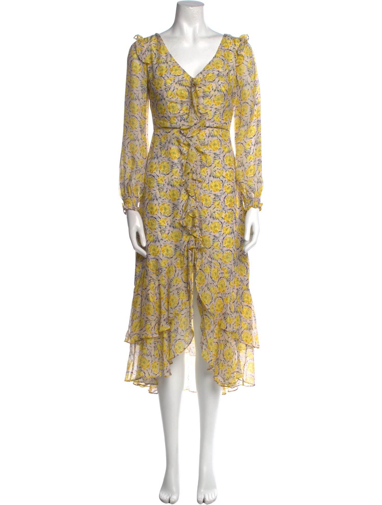 Intermix Silk Long Dress