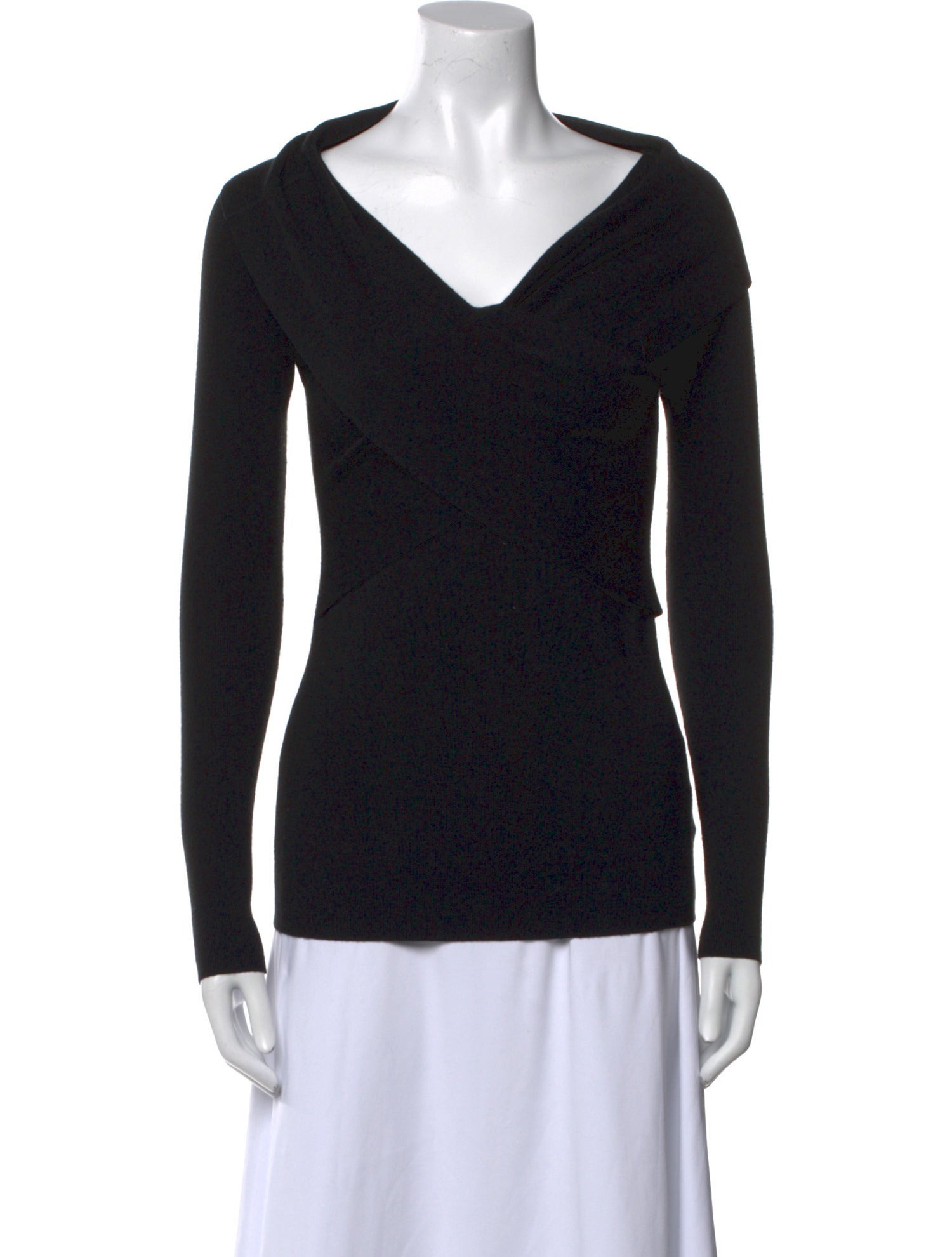 Intermix V-Neck Sweater