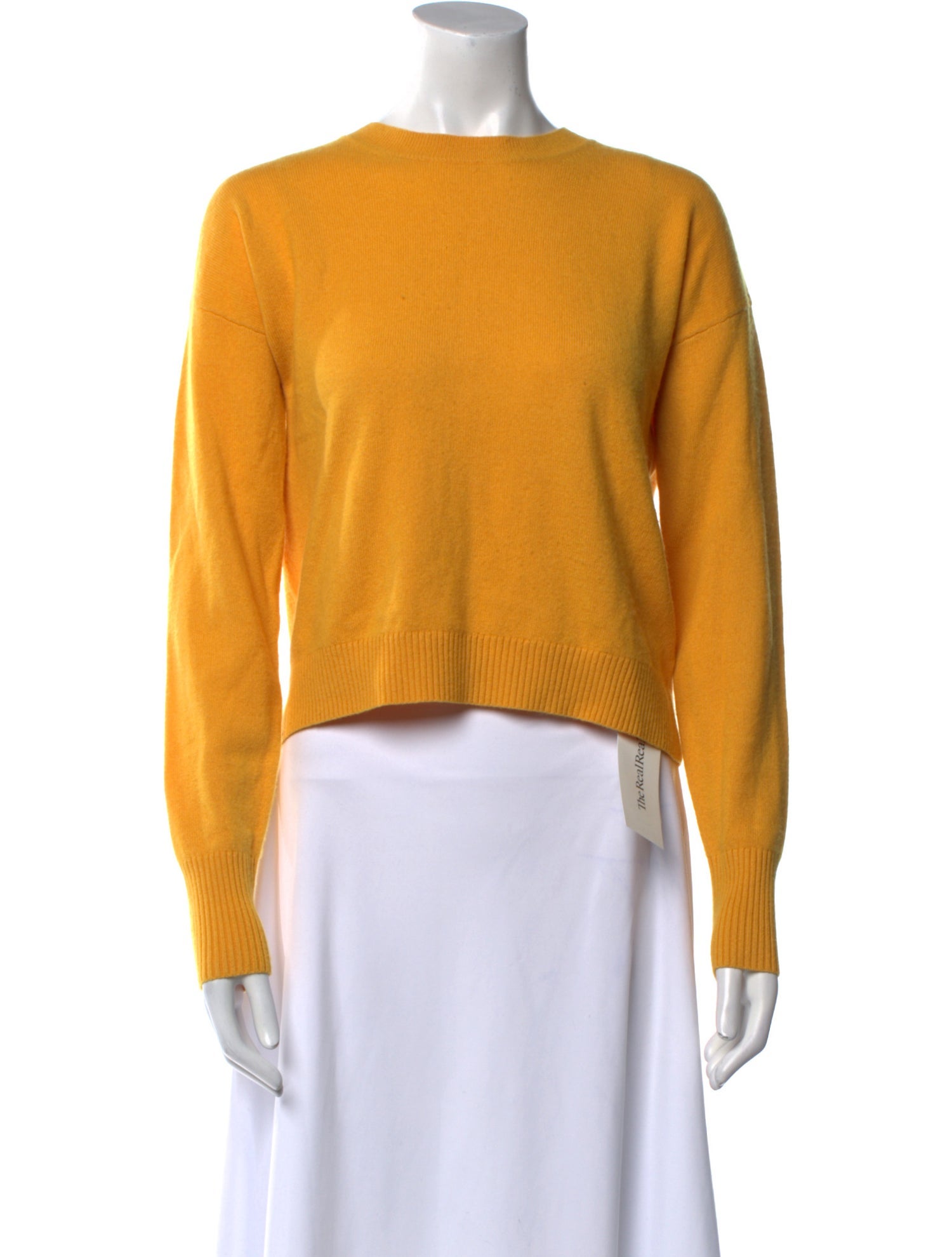 Intermix Cashmere Bateau Neckline Sweater