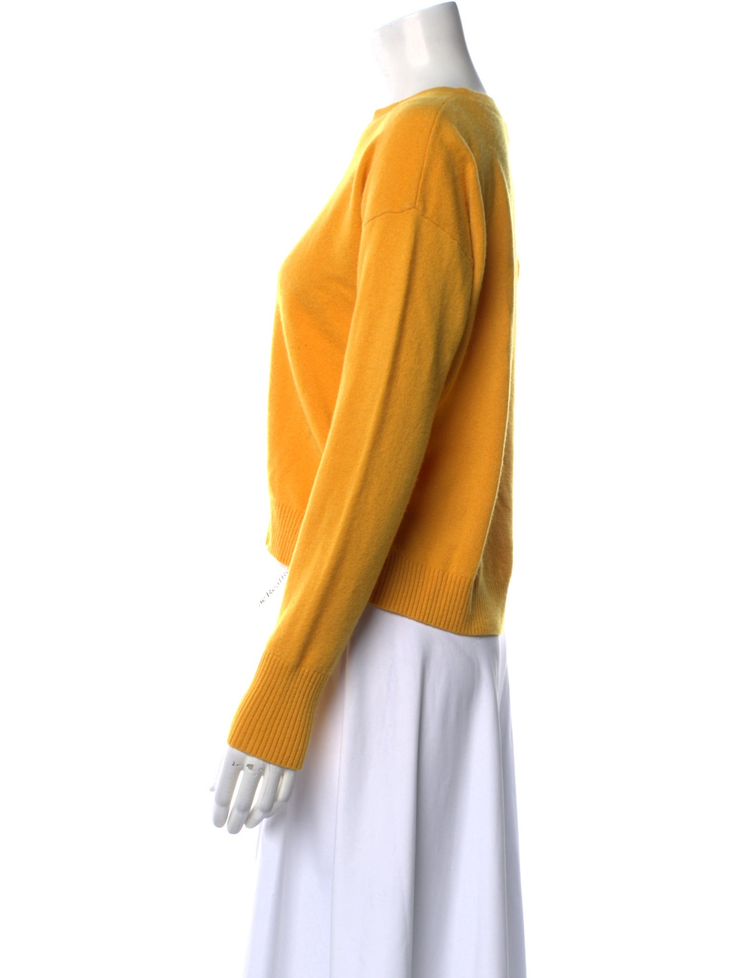 Intermix Cashmere Bateau Neckline Sweater