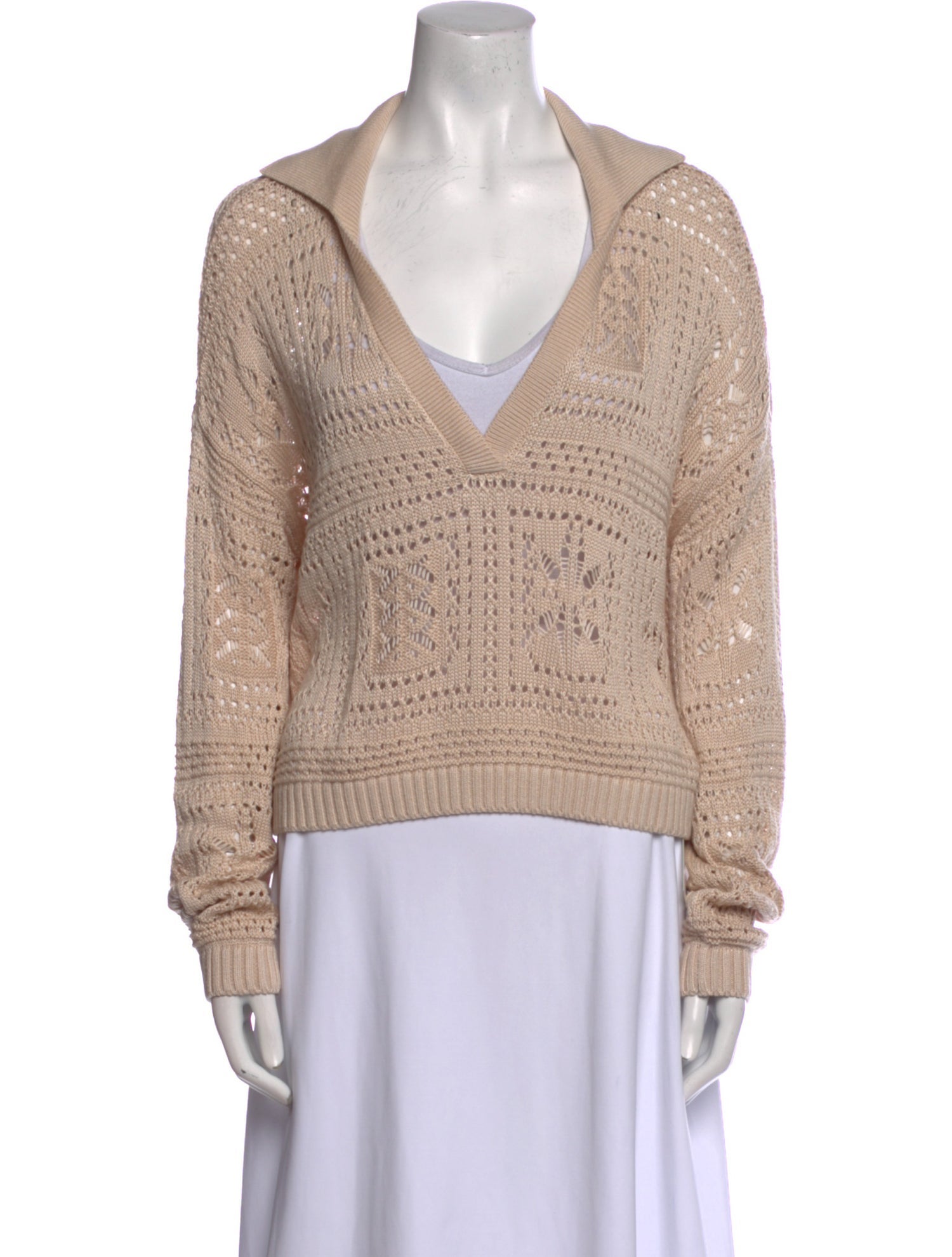 Intermix V-Neck Sweater