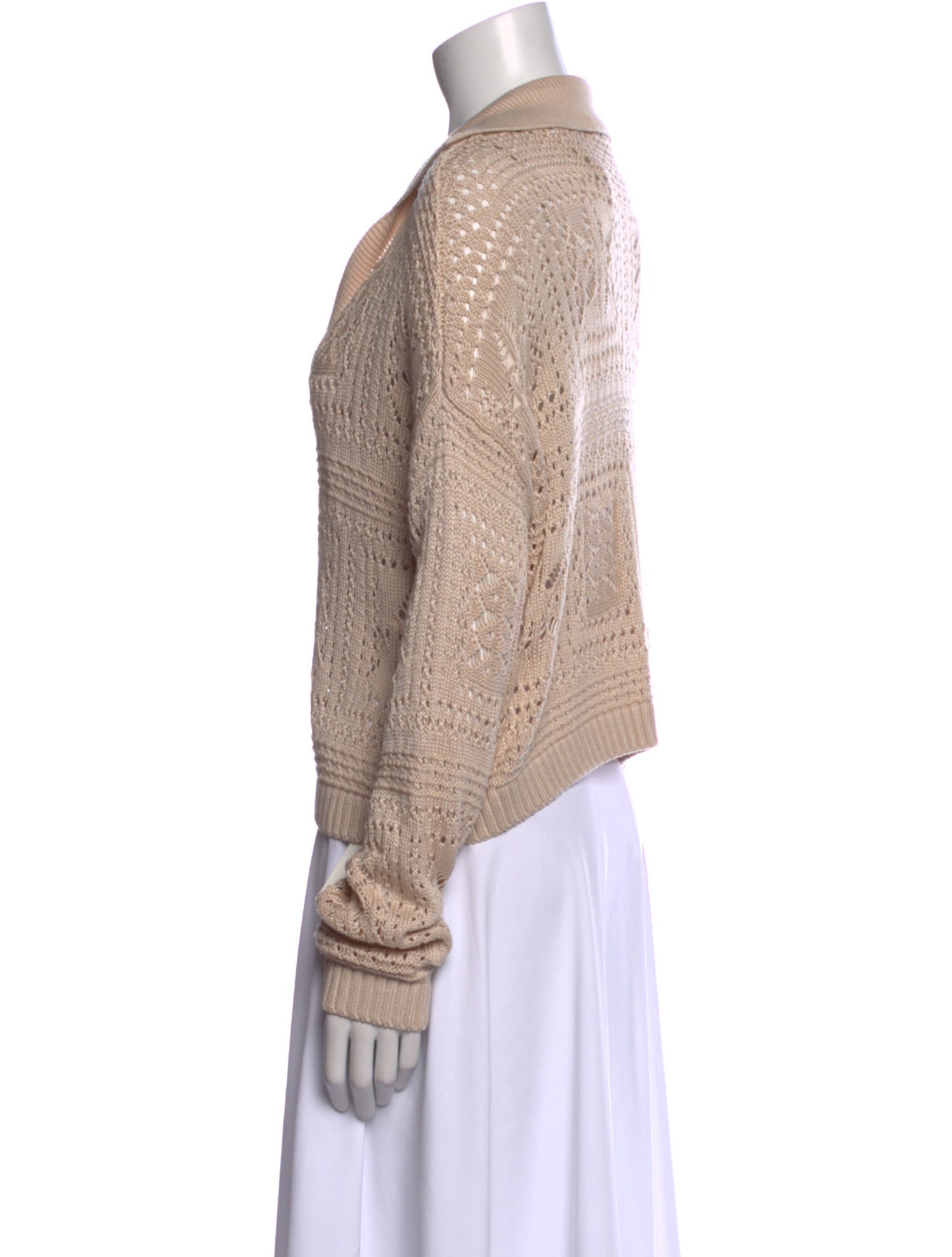 Intermix V-Neck Sweater