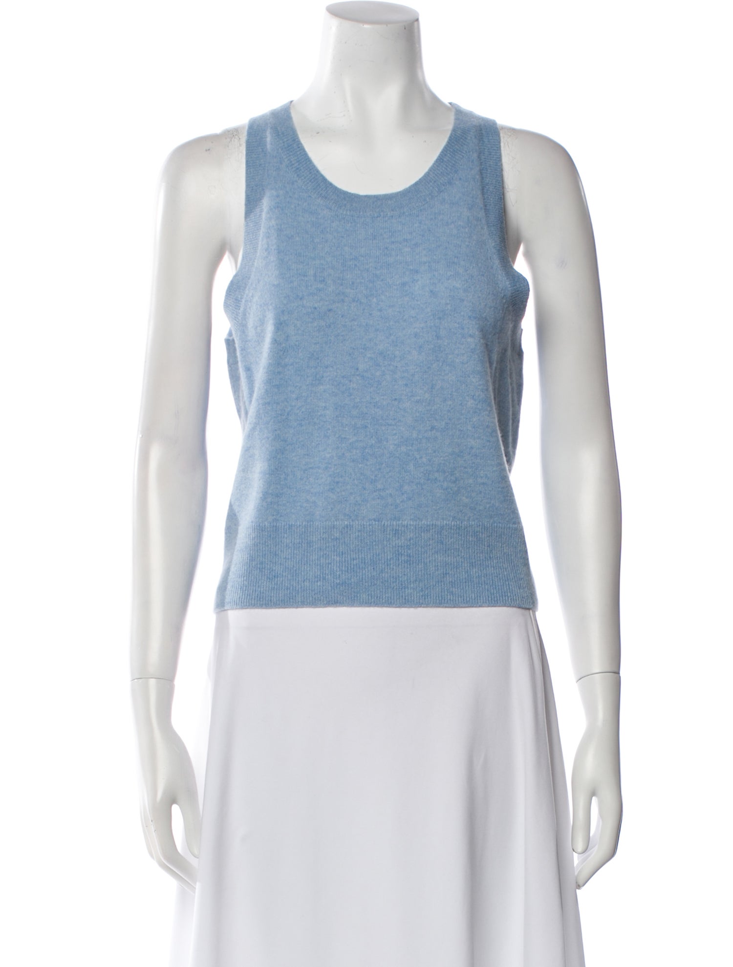 Intermix Cashmere Scoop Neck Sweater