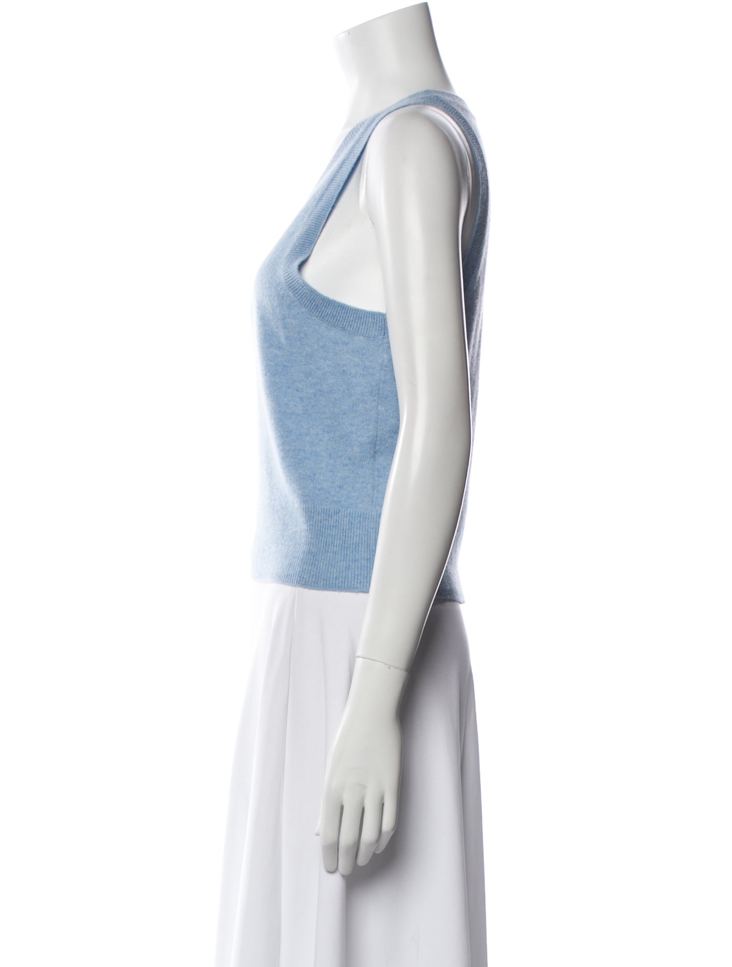 Intermix Cashmere Scoop Neck Sweater