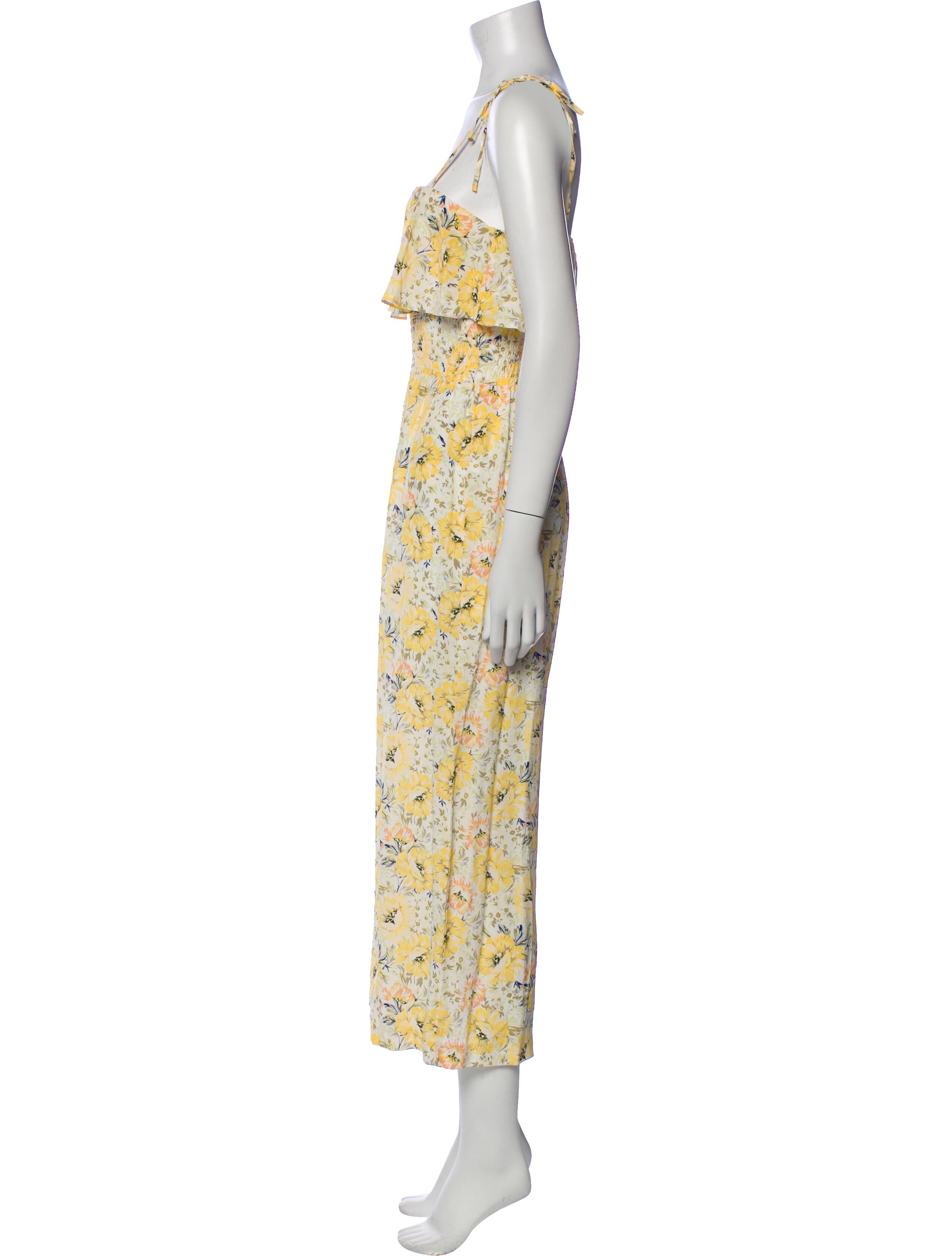 Intermix Silk Floral Print Jumpsuit
