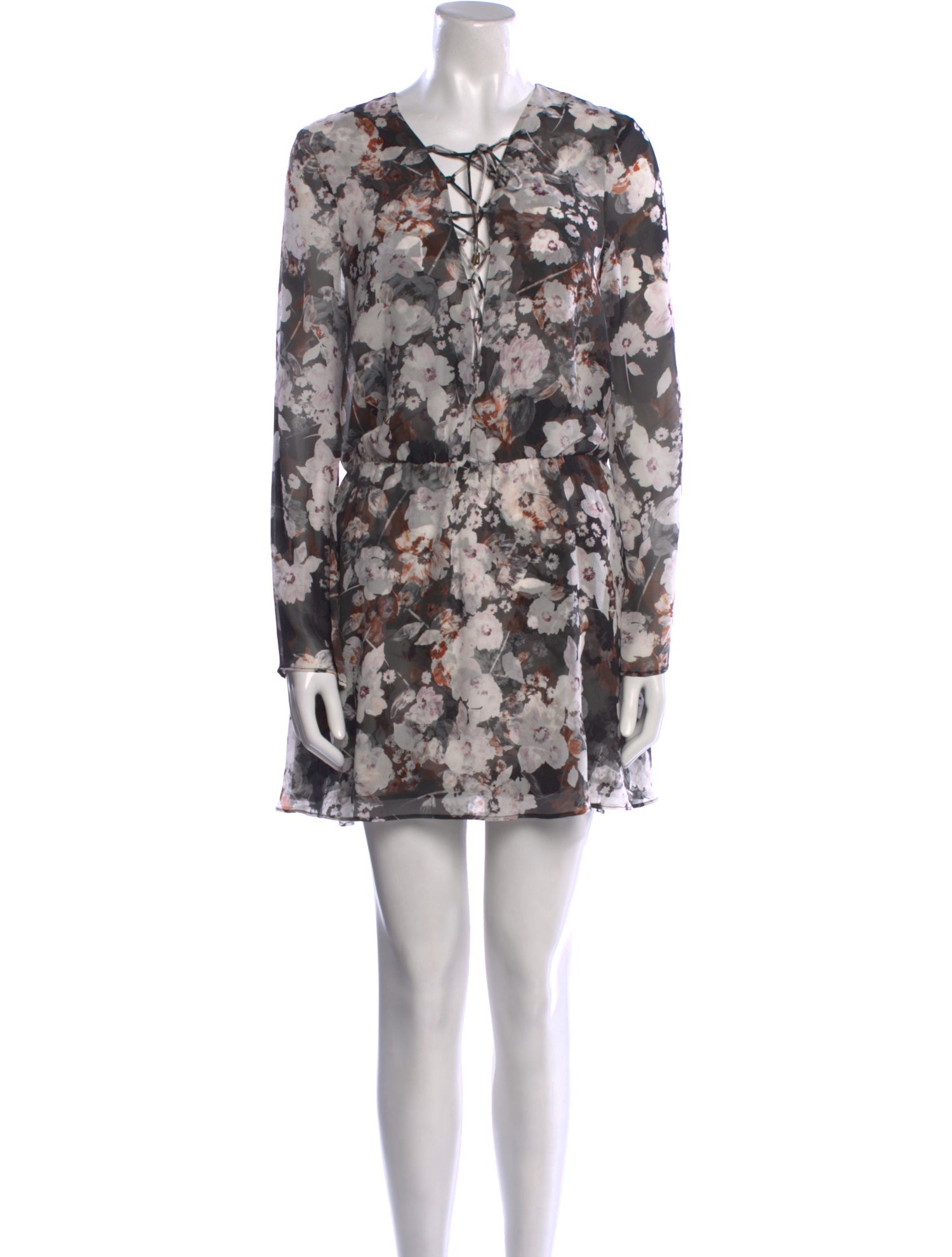 Intermix Floral Print Mini Dress