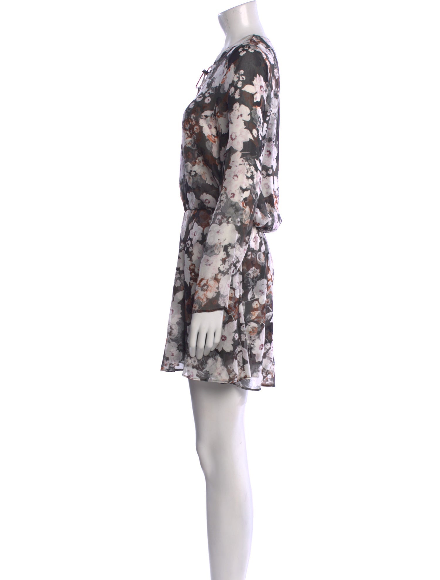 Intermix Floral Print Mini Dress