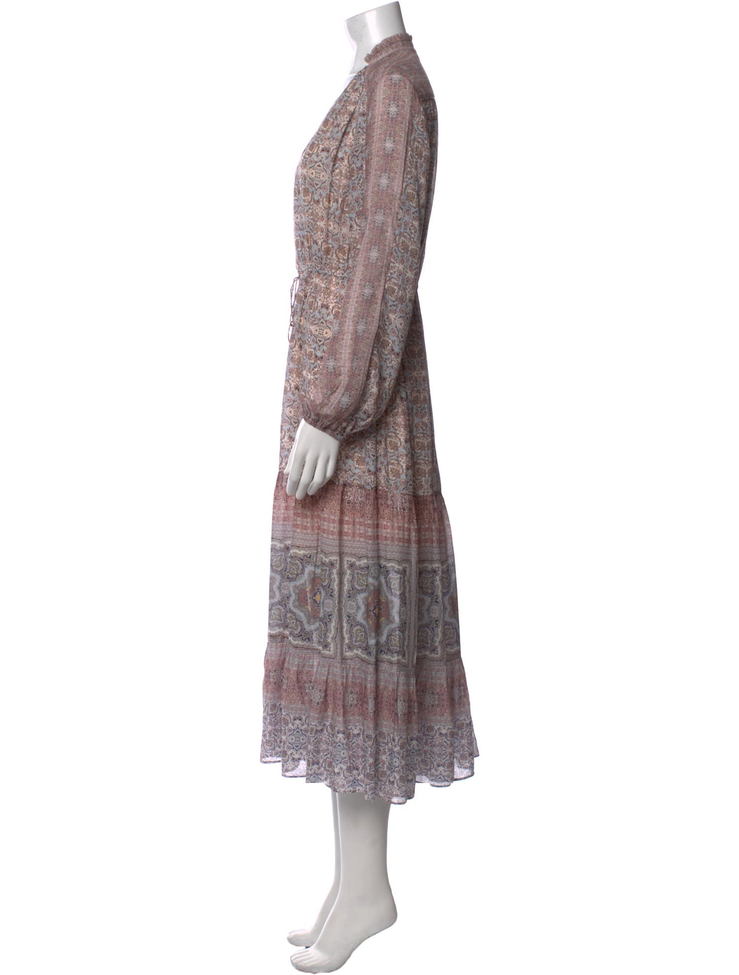 Intermix Printed Long Dress