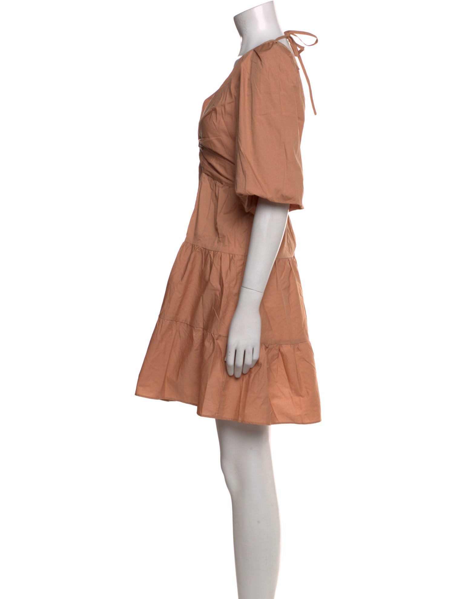 Intermix V-Neck Mini Dress